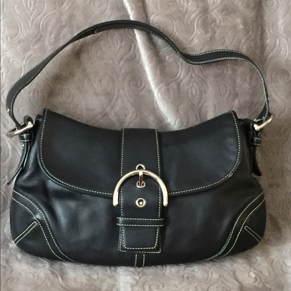 Coach Leather Soho Flap Hobo
