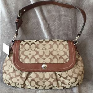 Coach Soho Signature Flap Shoulder Bag