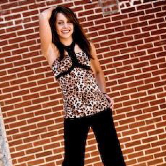 Guess leopard top size smal - Picture 1 of 3