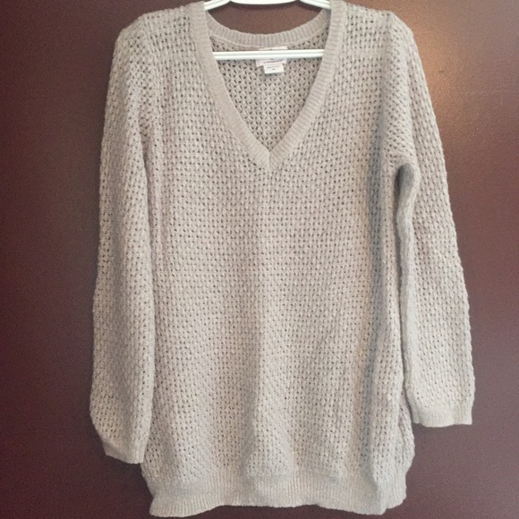 Oversized gray sweater