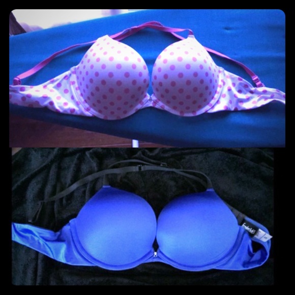 2 Frederick's of Hollywood push-up bras