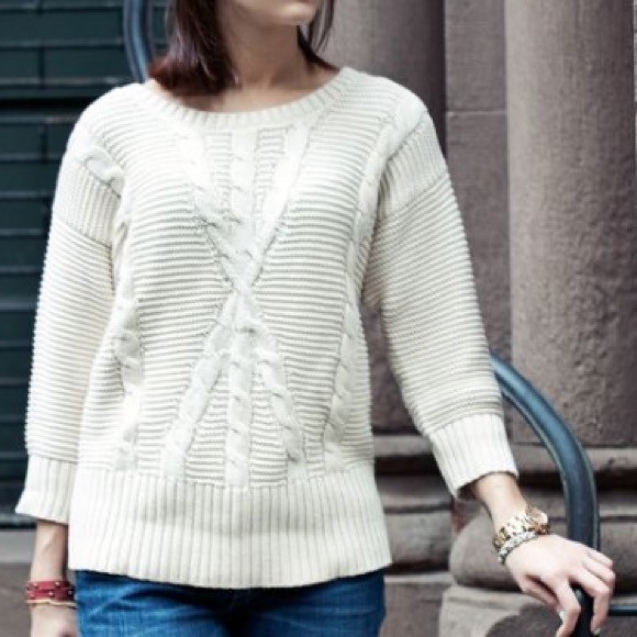 DKNY cable knit sweater