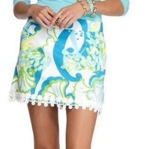 Lily Pulitzer Crystal Coast Skirt Skort NWT 0/2 S