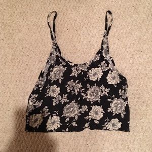 Floral crop top