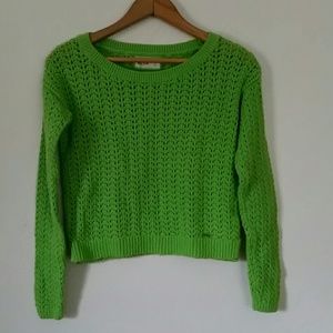 Hollister Co. Light Green Spring Sweater Size Smal
