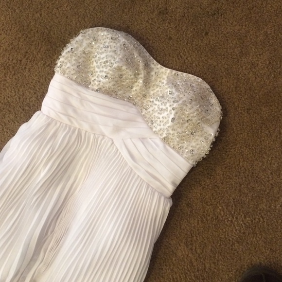 Soft white dress with sparkle