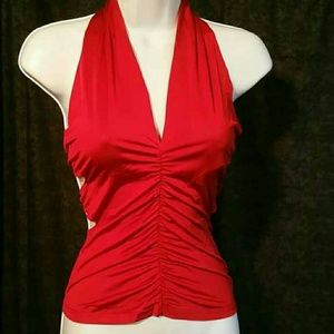 NWT Stunning Symhony Red Top - Size Medium