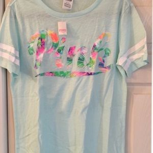 PINK tropical tshirt