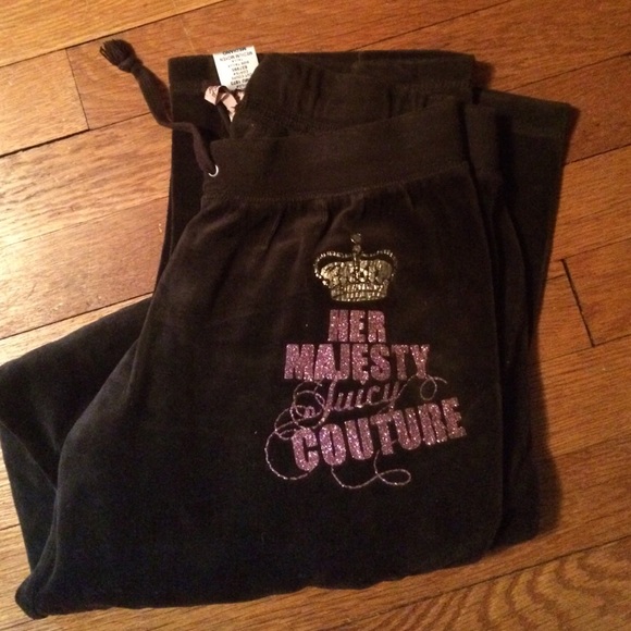 Juicy couture pants- brown and pink