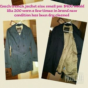 Coach short  trench coat style