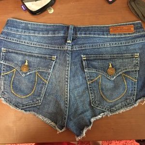 Perfect condition True Religion Joey shorts