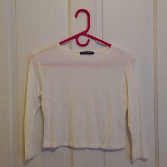 White Brandy Melville Crop Top