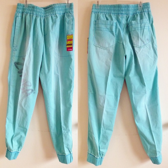 NWT! Zumba Fitness Wham-Bam Stretch Denim Pants