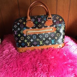 Lv alma black multicolor