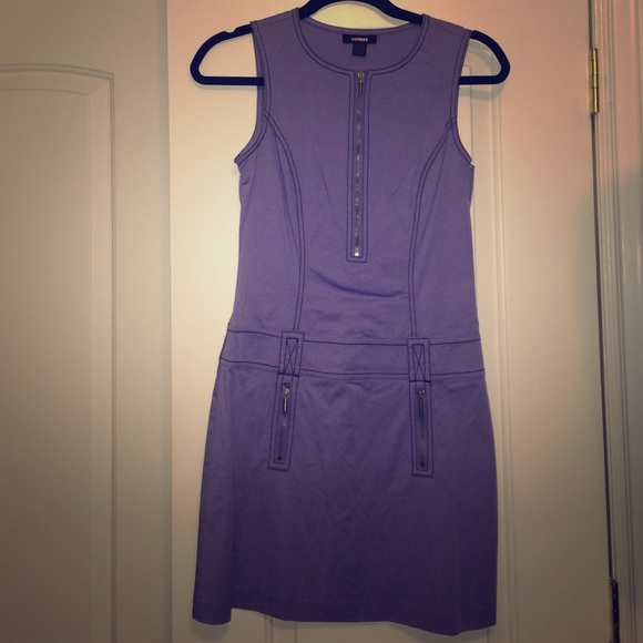 Express Dresses & Skirts - Purple cotton tank dress