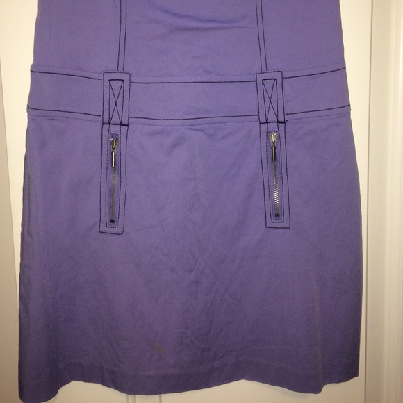 Purple cotton tank dress - Picture 2 of 3