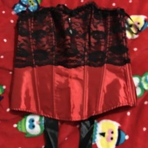 New red corset