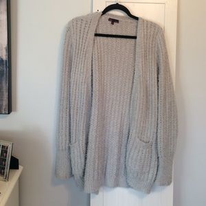 Fuzzy Gray Sweater