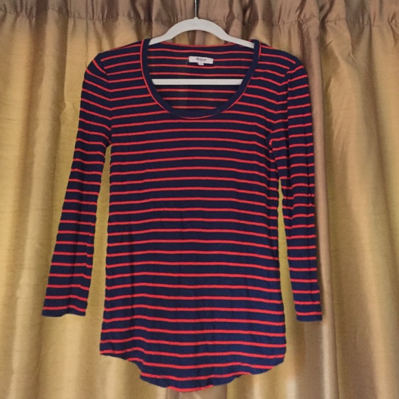 Madewell • Striped Texture Tee - Picture 1 of 4