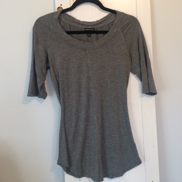 Gray Express Tee