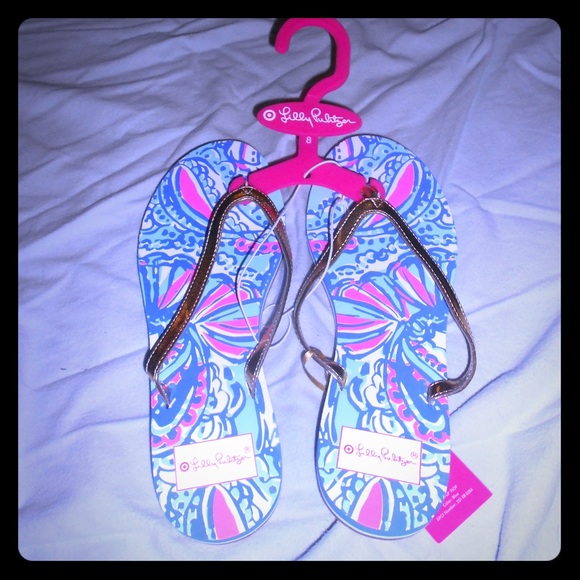 Lilly Pulitzer for Target Flip flops