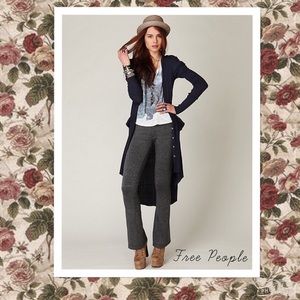 Free People Knit Ponte Flare Pants