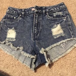 High waisted shorts