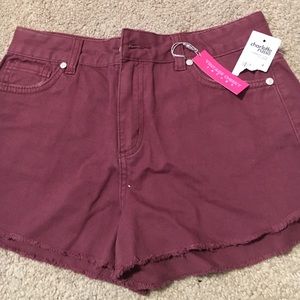 High waisted shorts
