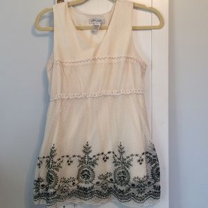 Black and cream tank