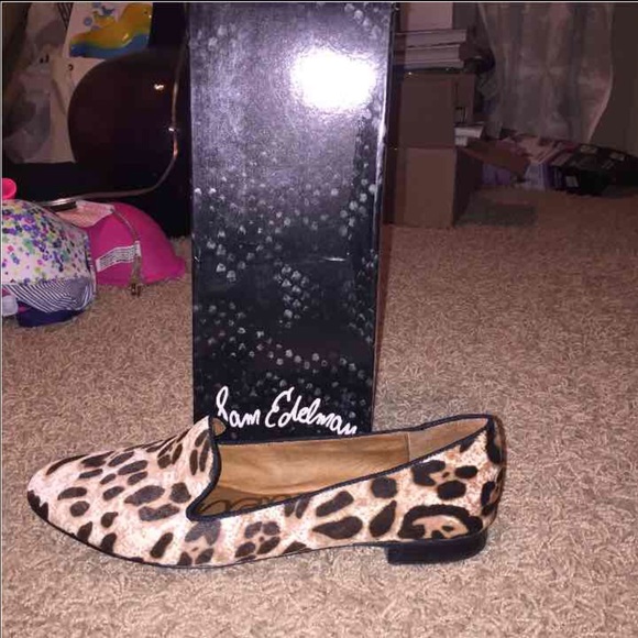 Sam Edelman calf hair Alvin Snow Leopard