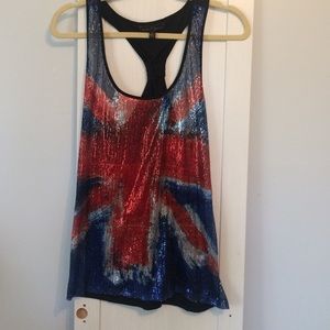 British Flag tank top