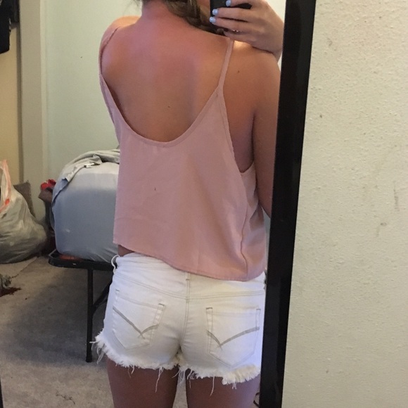 Blush colored crop top - Picture 4 of 4