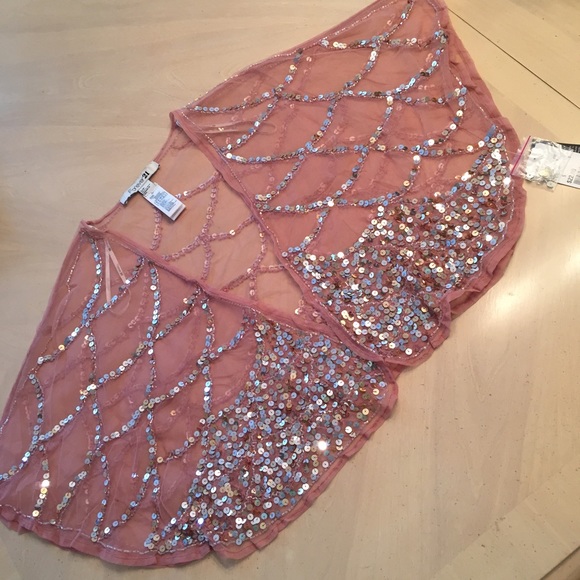 Sequin crop top