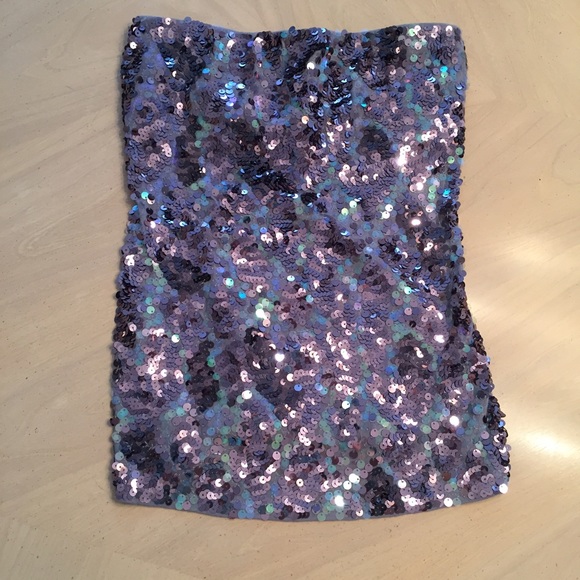Express sequin tube top - Picture 1 of 2