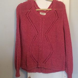 Pink knit sweater