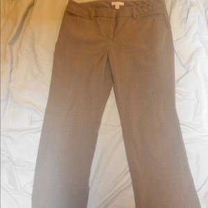New York and Company slim grey slacks.