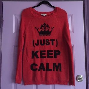 (Just) Keep Calm Sweater