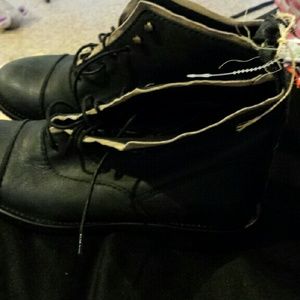 New leather j crew boots