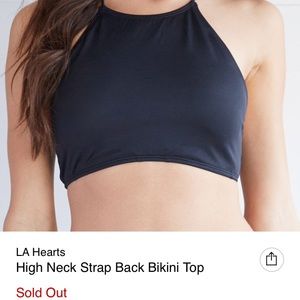 🌻[20] High Neck Strappy Back Bikini Top