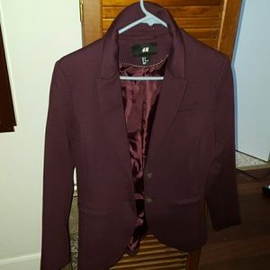 Dark purple blazer