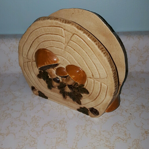 Mushroom napkin holder