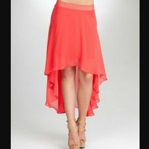 Bebe high low skirt