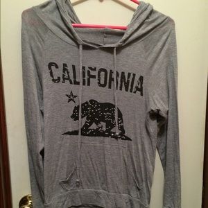 Long sleeved hooded tee shirt!