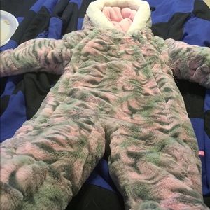 Baby girl snow suit