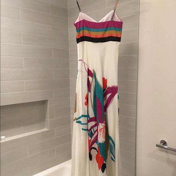 *SOLD* Club Monaco Multicolor Print Maxi Dress - Picture 2 of 4