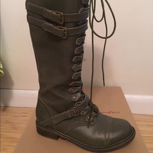 Knee high Ziggi girl combat boots