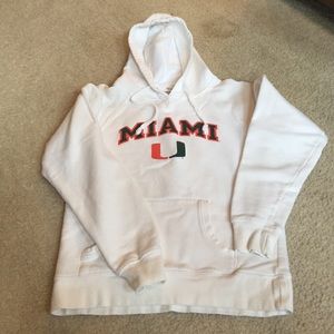 Miami white sweatshirt size small