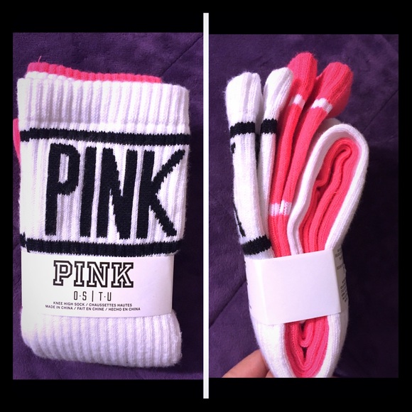PINK Victoria's Secret Accessories - PINK vs socks