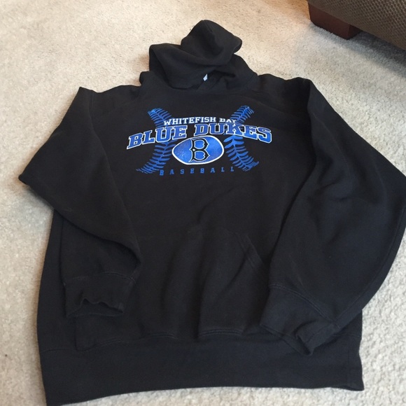 Whitefish Bay Blue Dukes baseball sweatshirt