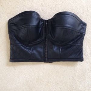 Guess Moto Inspired Bustier